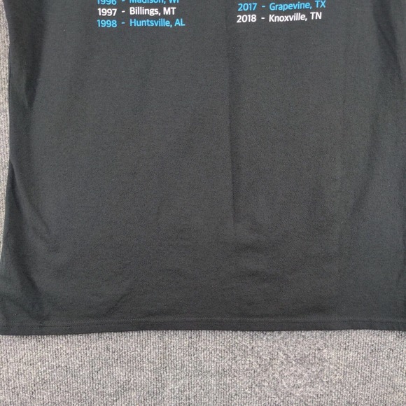 Port & Company Womens Knoxville Tennessee T-Shirt Black Size XL Wing Ding - Picture 8 of 12